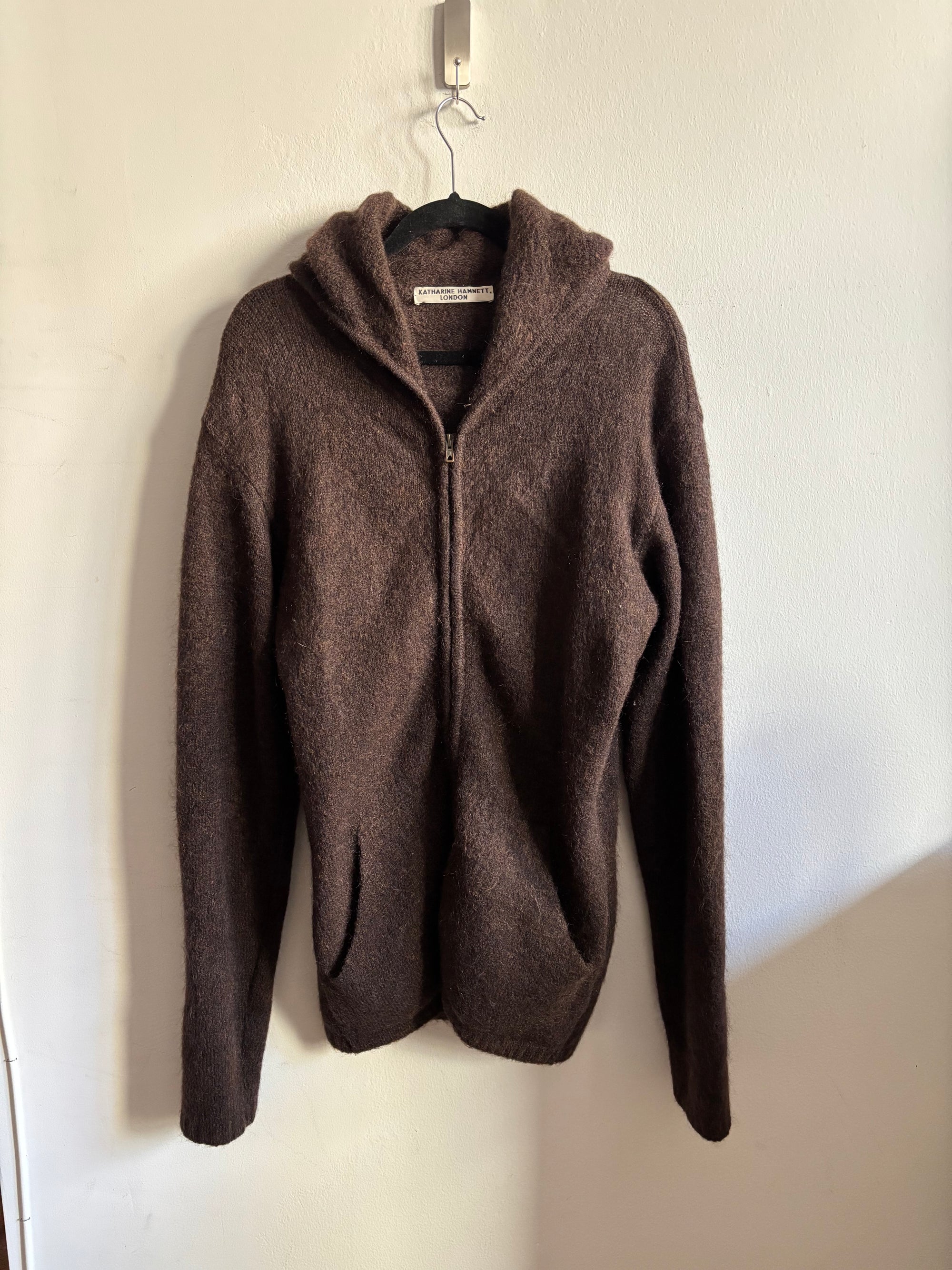 Katherine Hamnet London Mohair Zip Up