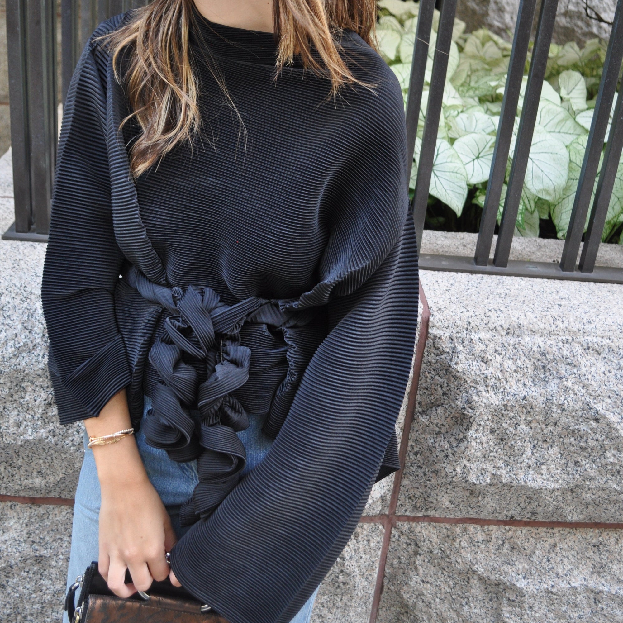 Issey Miyake Blouse/Cardigan