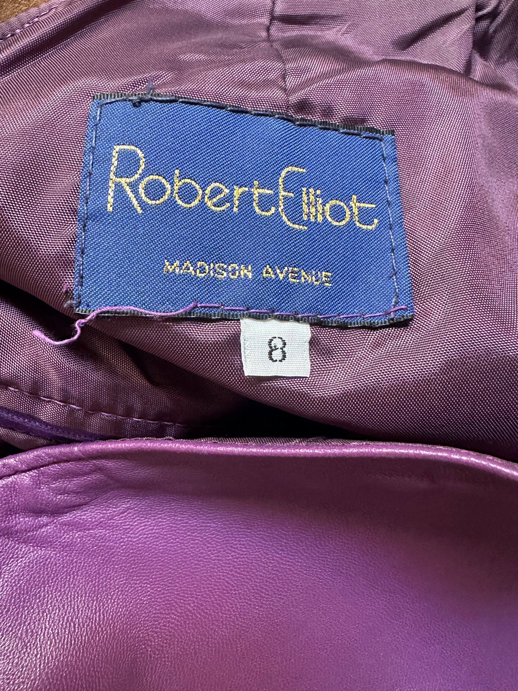 Robert Elliott 90's Leather Mini Skirt