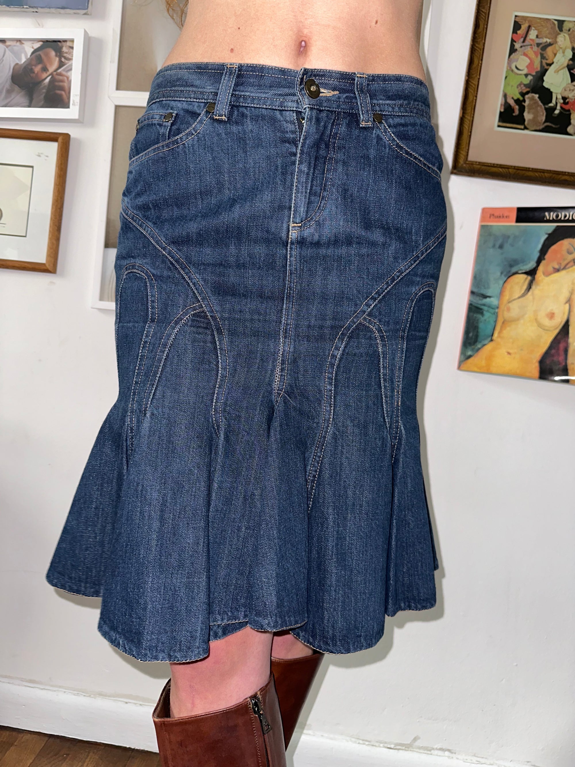 Alexander McQueen S/S 2004 Deliverance Trumpet Skirt