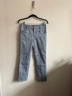 Misch Masch Silk Brocade Cigarette Pants