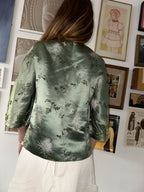 Vintage Silk Brocade Frog Closure Jacket