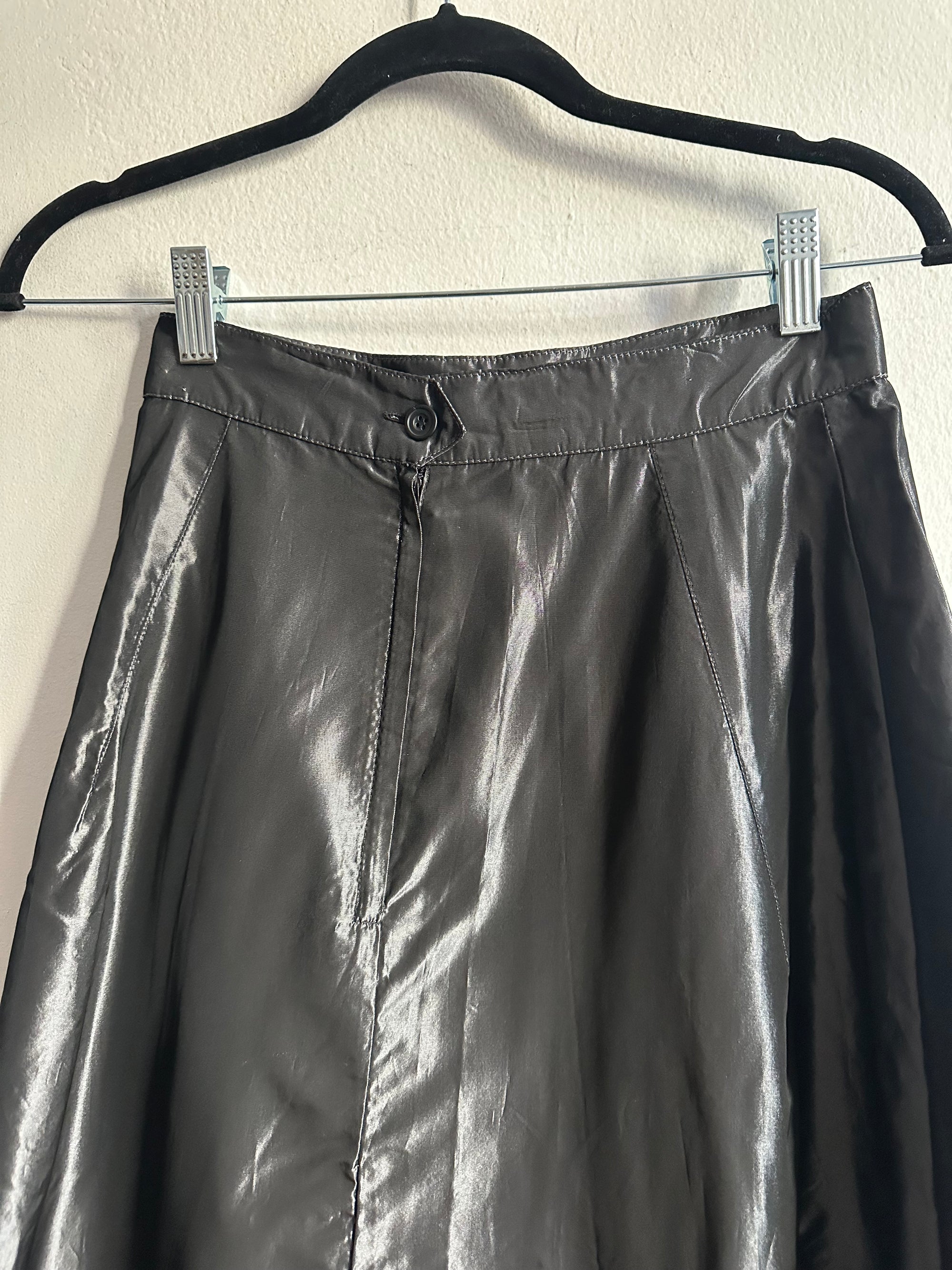 Dries Van Noten 90s Taffeta Maxi Skirt