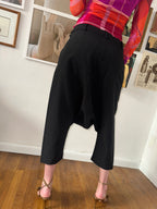 Comme Des Garcon Drop Crotch Capris
