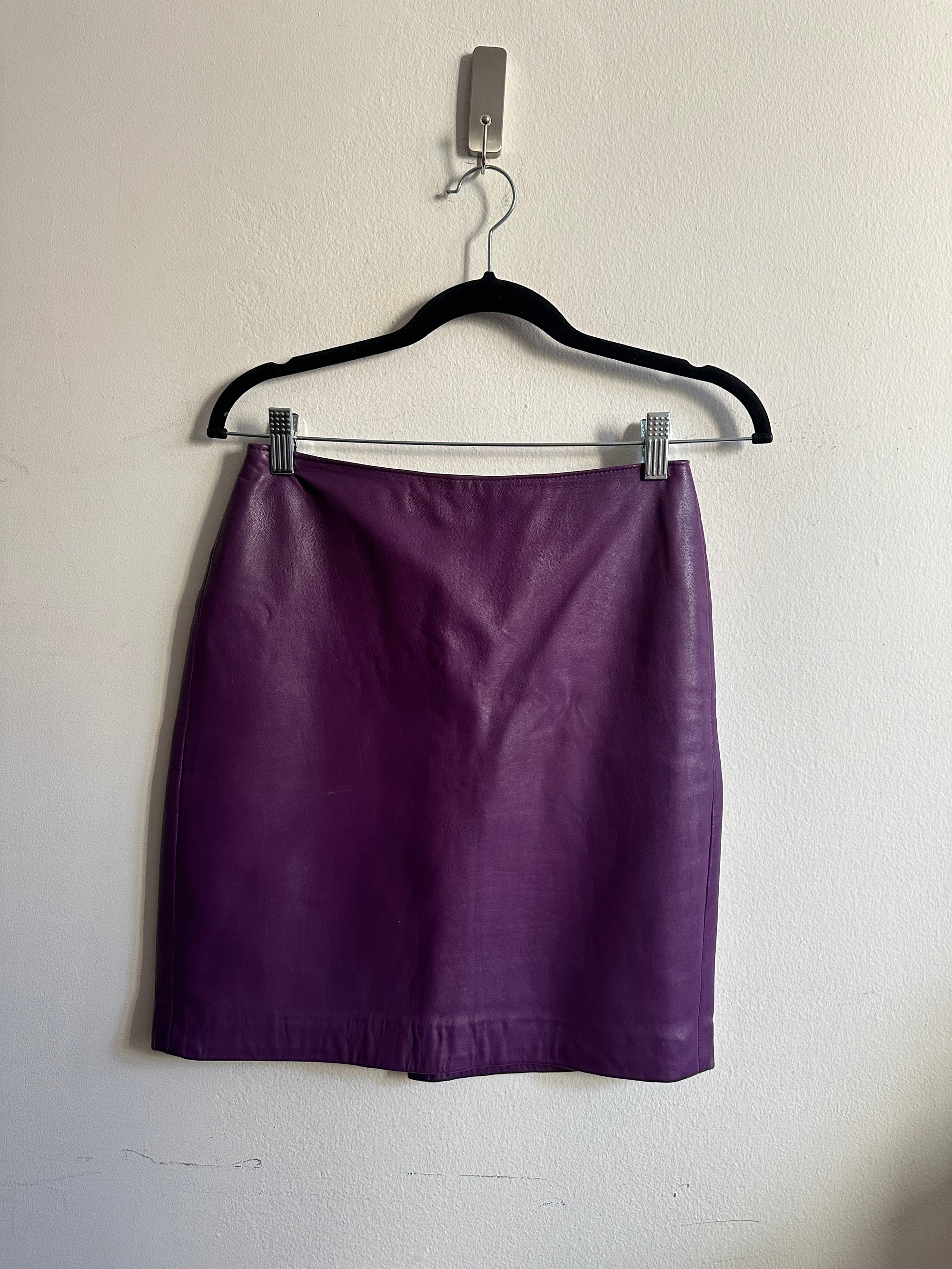Robert Elliott 90's Leather Mini Skirt