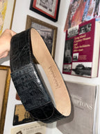 Donna Karan 90s Alligator Belt