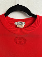 1980s Hermes Knit Silk Top