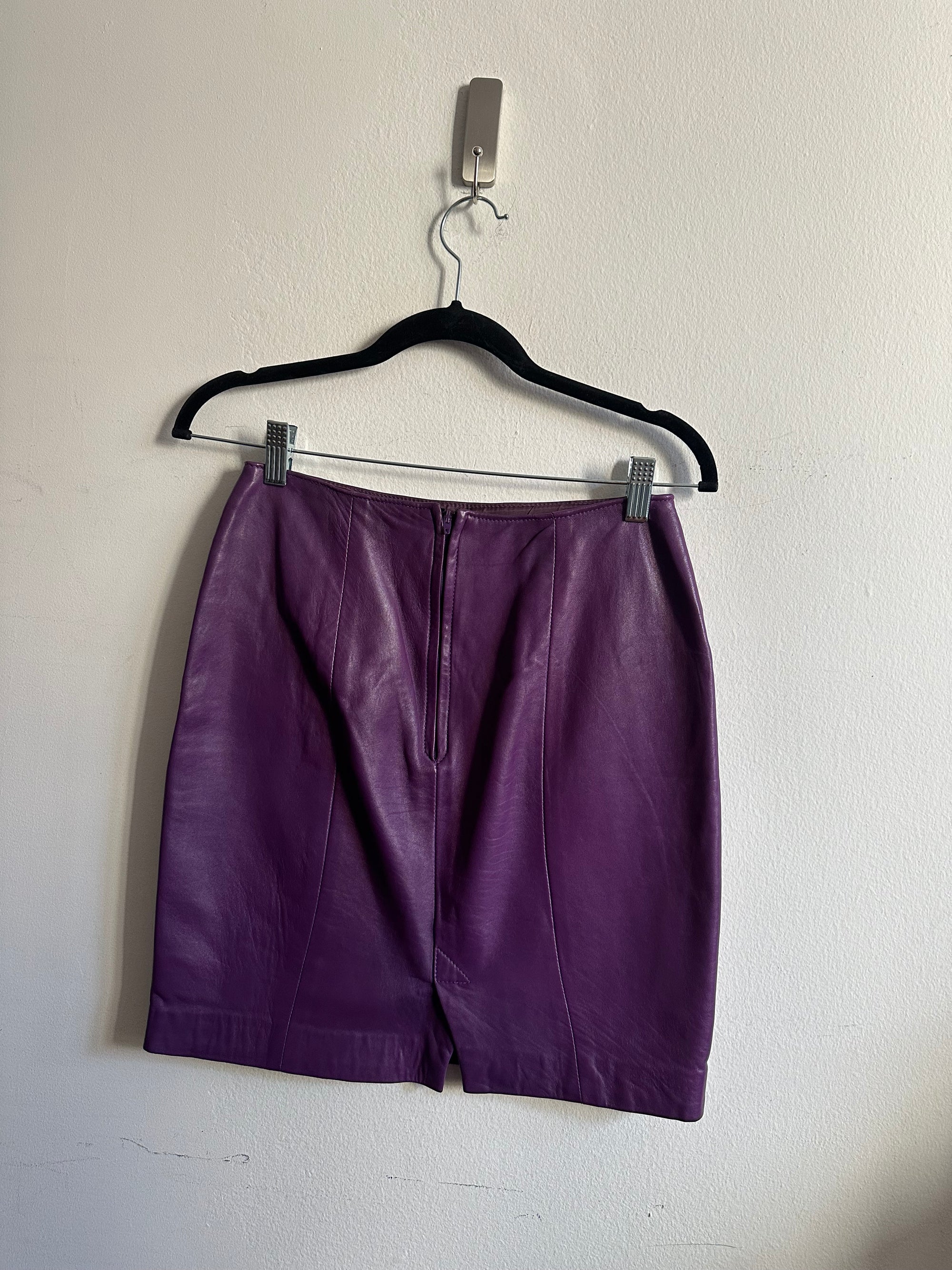 Robert Elliott 90's Leather Mini Skirt