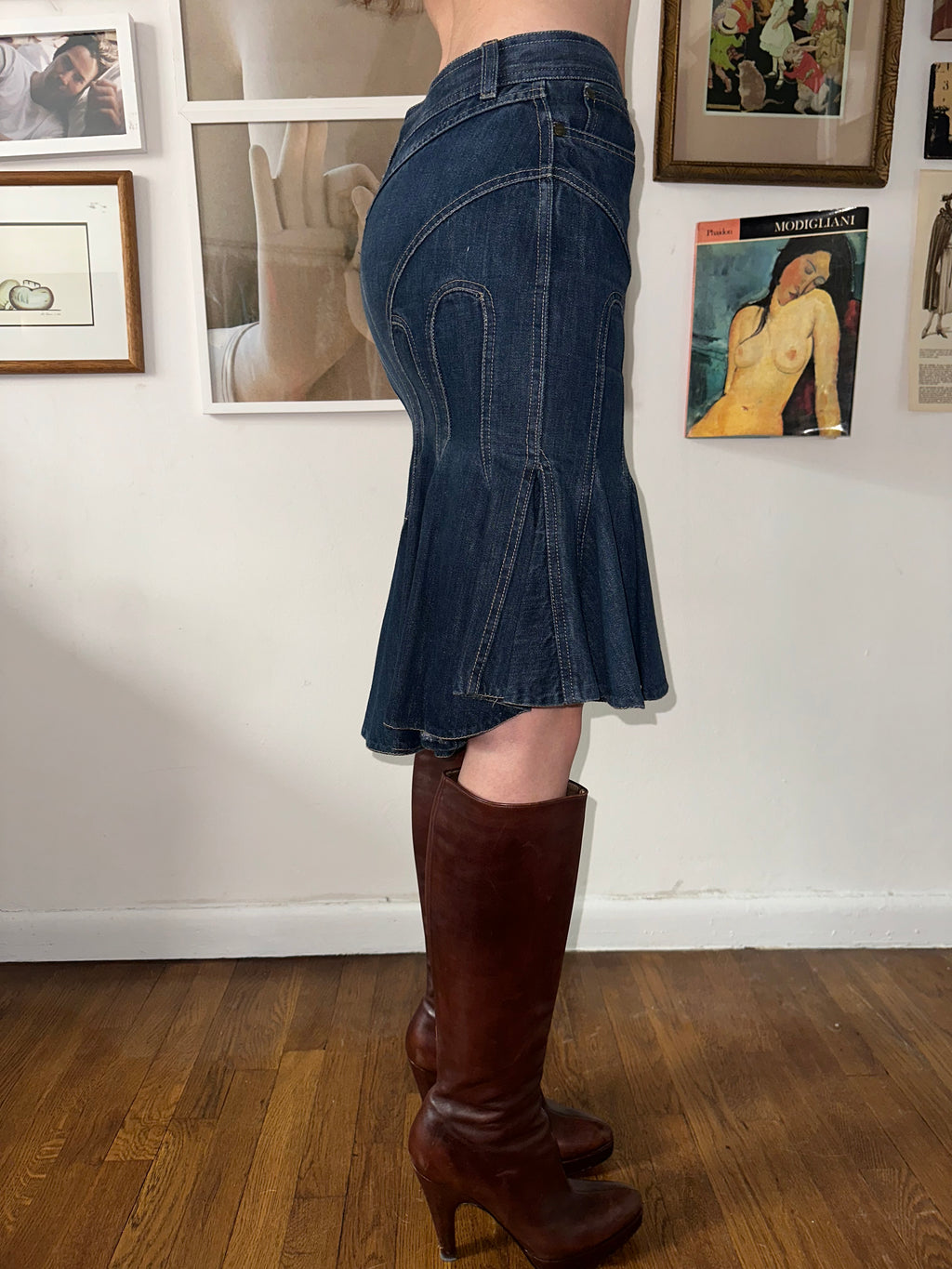 Alexander McQueen S/S 2004 Deliverance Trumpet Skirt