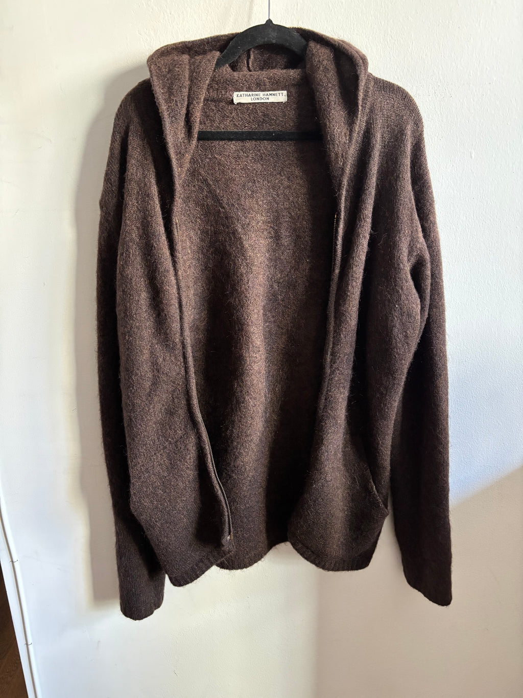Katherine Hamnet London Mohair Zip Up