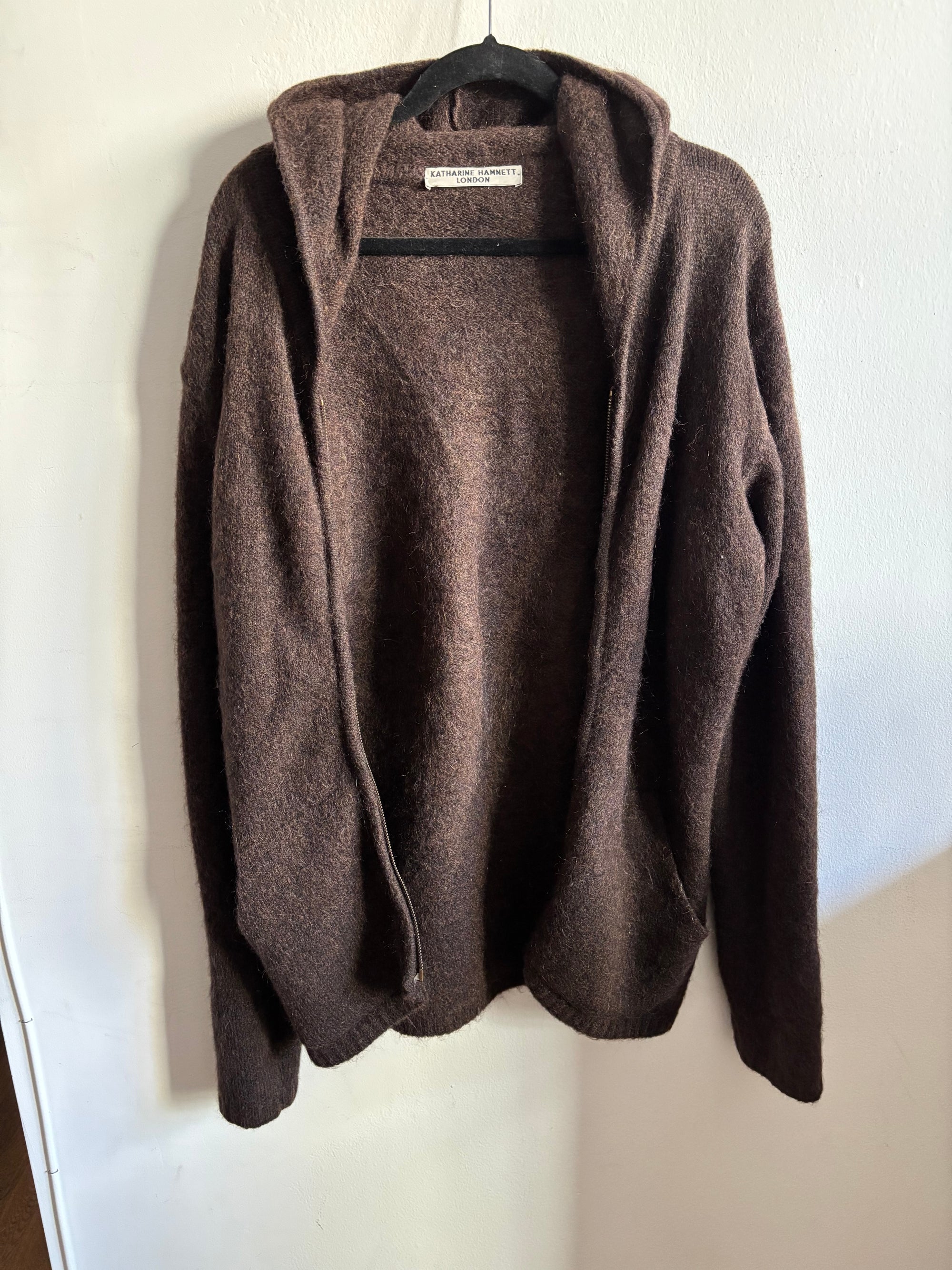 Katherine Hamnet London Mohair Zip Up