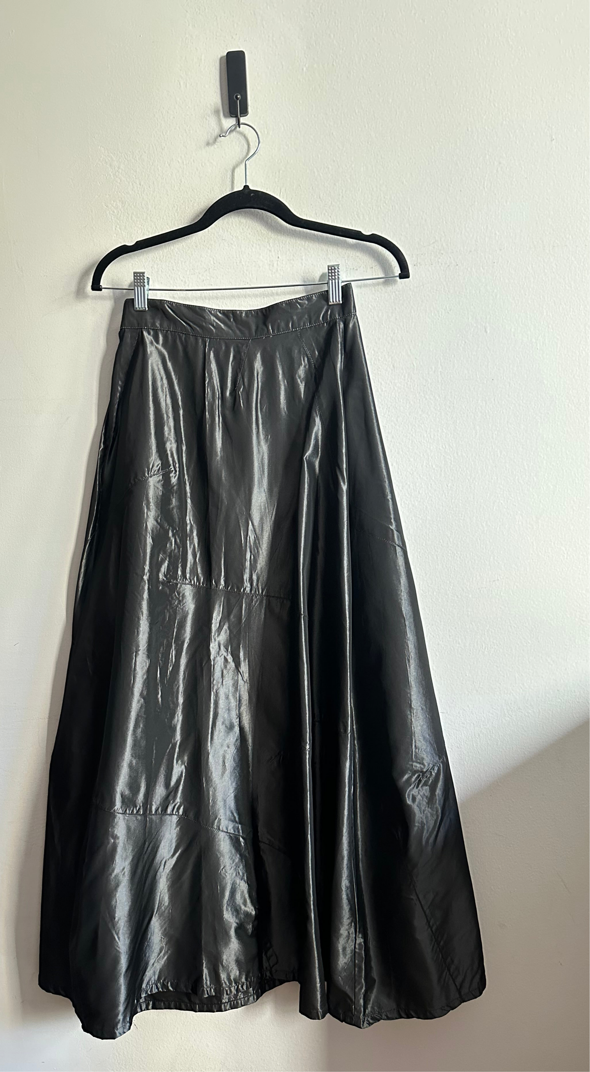 Dries Van Noten 90s Taffeta Maxi Skirt