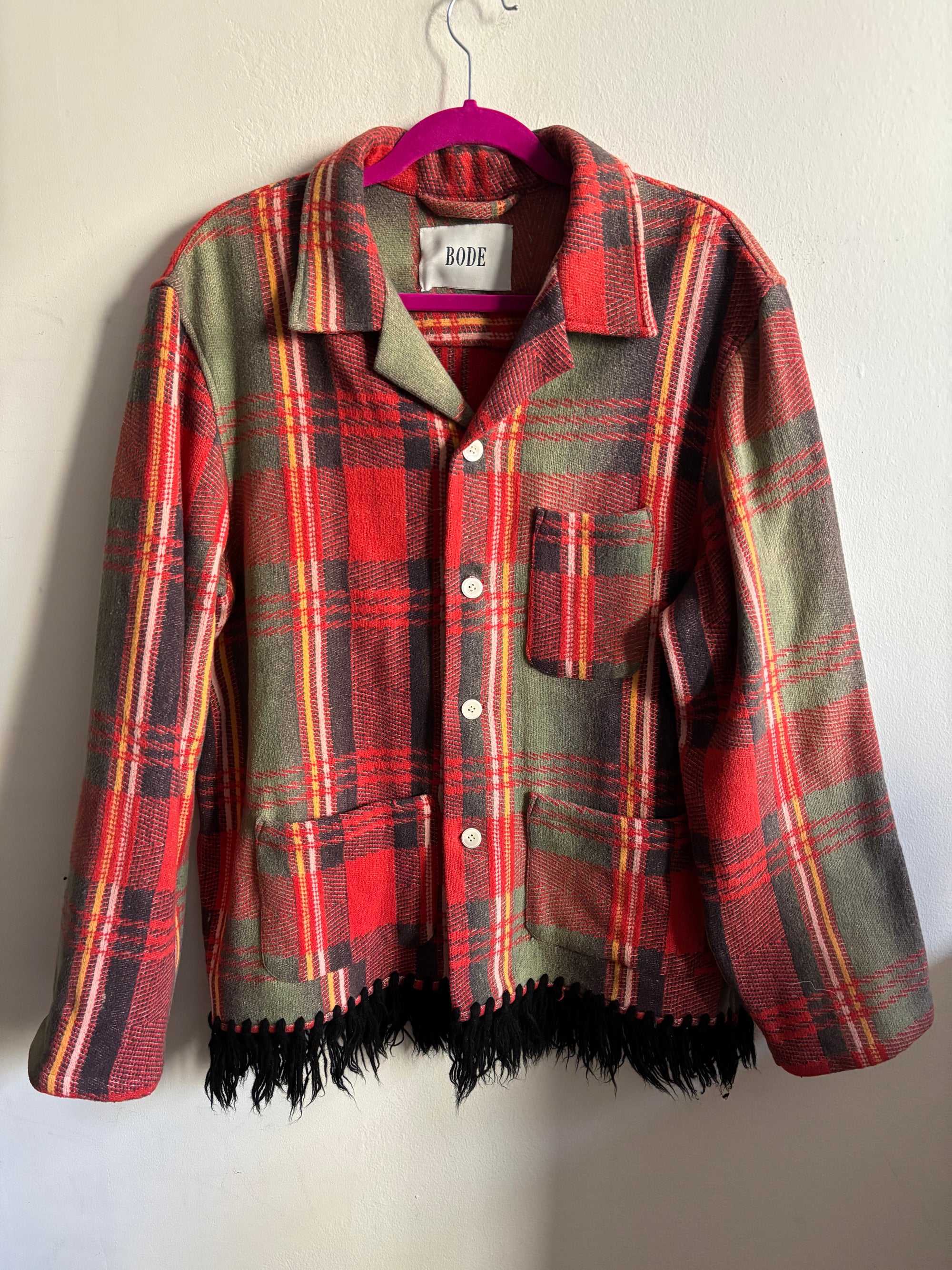 Bode Plaid Jacket