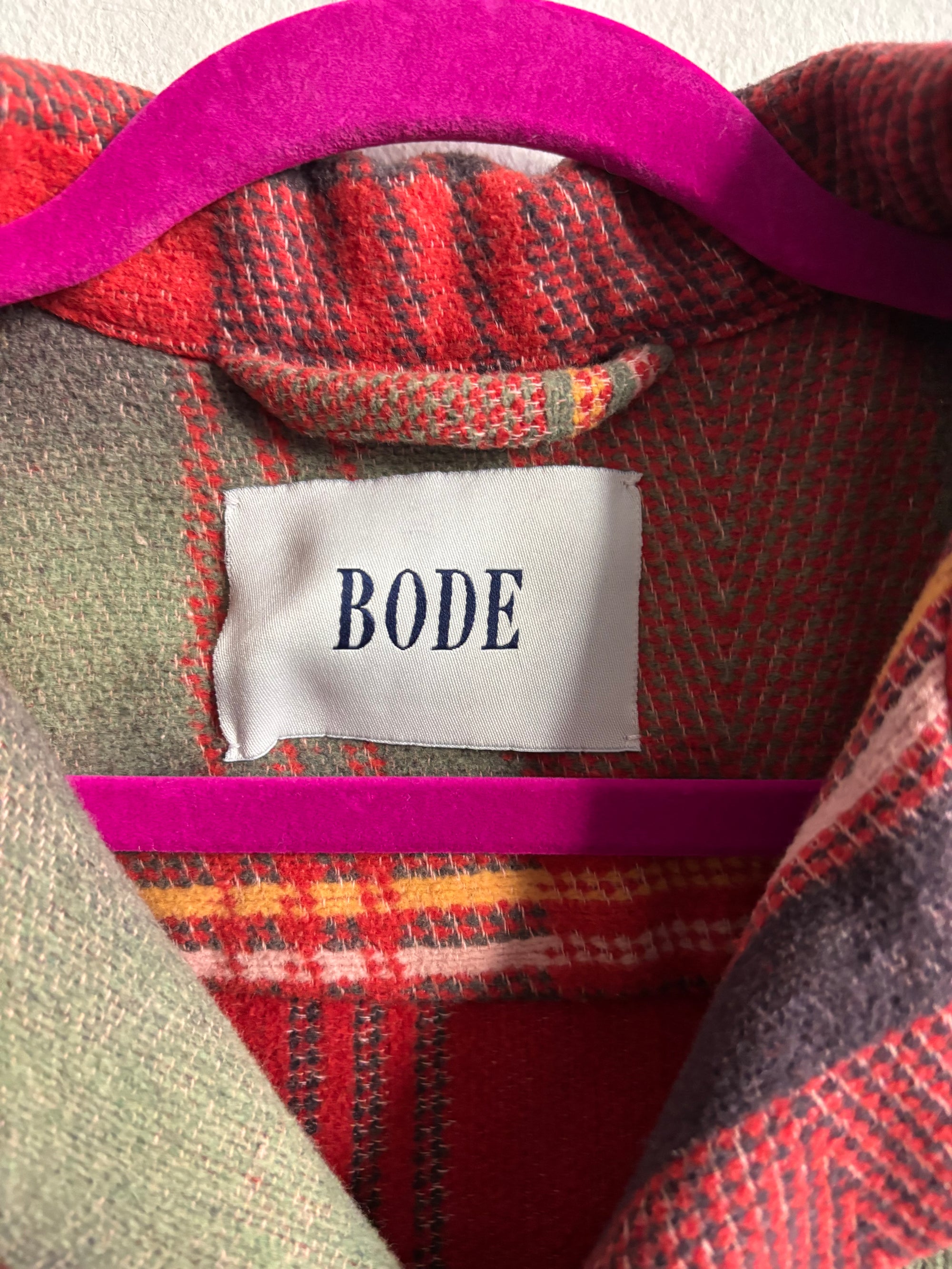 Bode Plaid Jacket