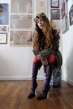 Alberta Ferretti rabbit fur Jacket