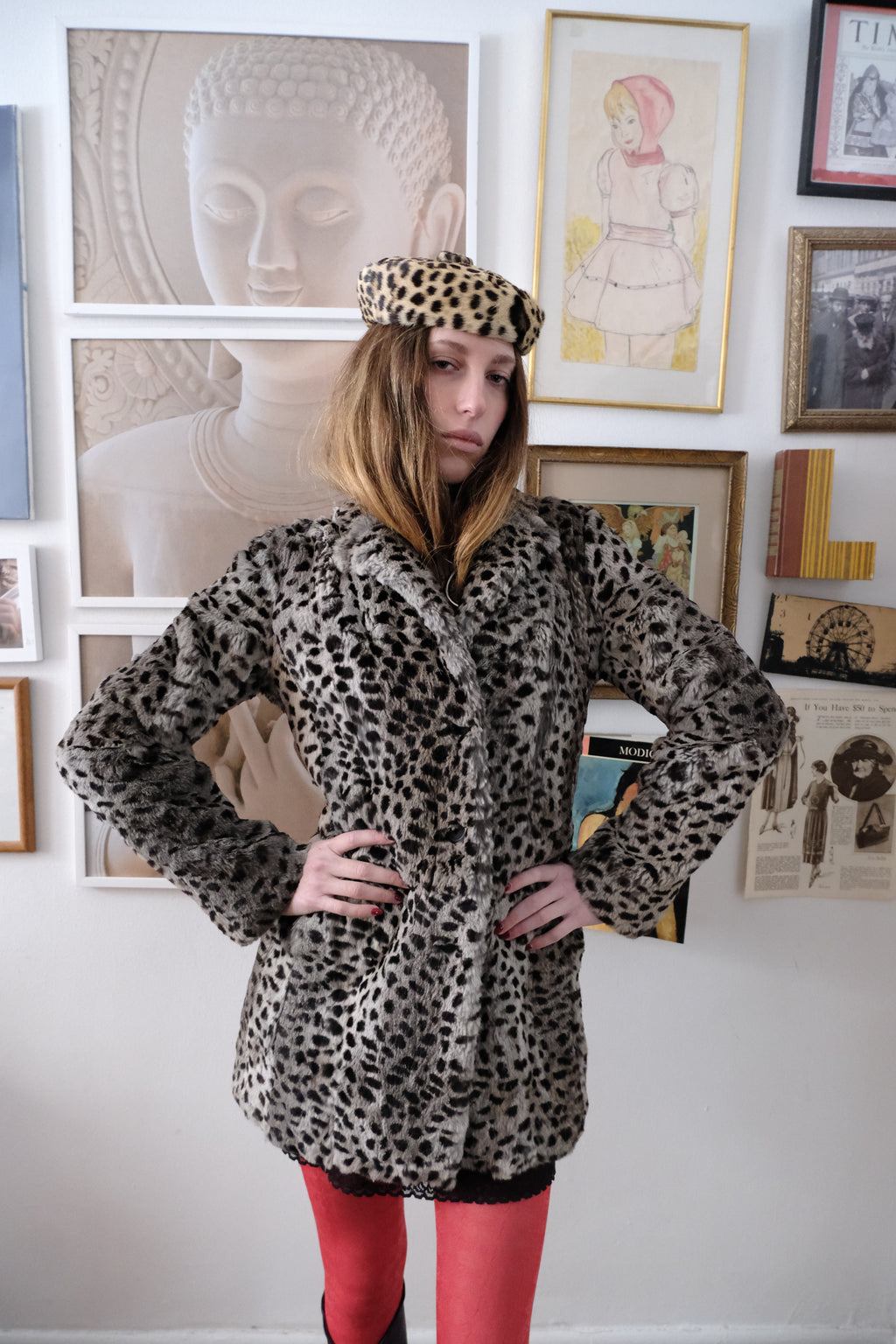 Alberta Ferretti rabbit fur Jacket