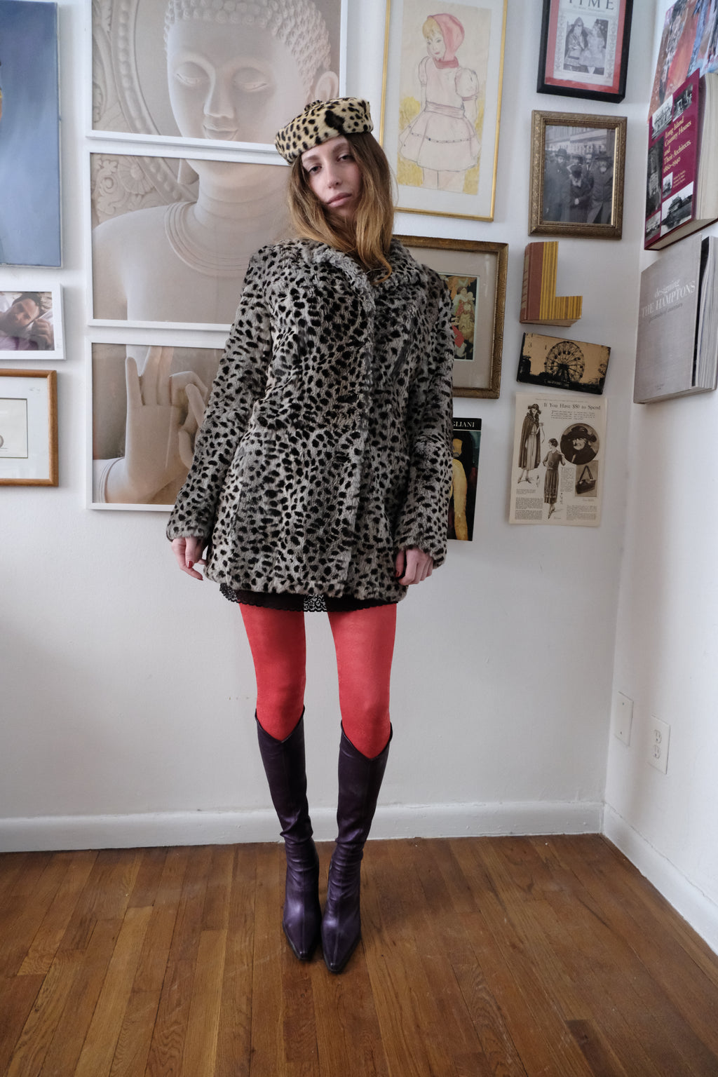 Alberta Ferretti rabbit fur Jacket