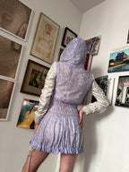 Patrizia Pepe Lace Lined Rain Coat