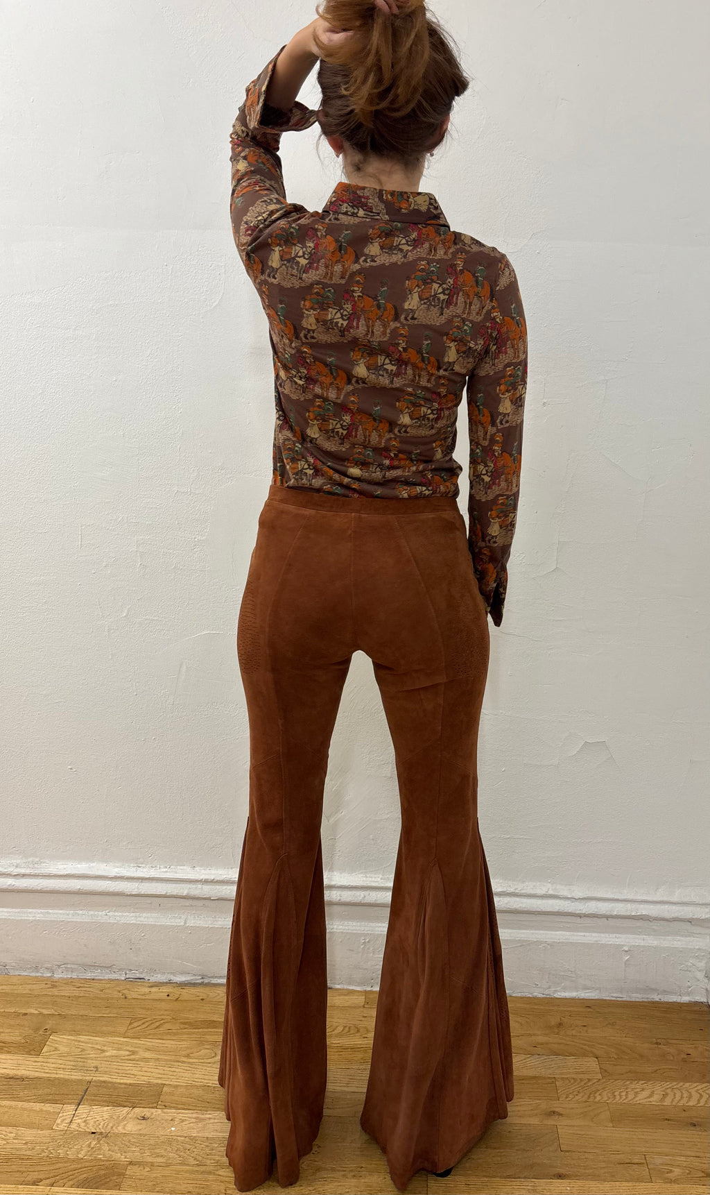 Bespoke Vintage Suede Pants