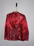 Silk Jacket with Frog Closures
