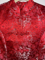 Silk Jacket with Frog Closures