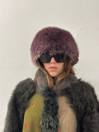 90's Rabbit Fur Hat