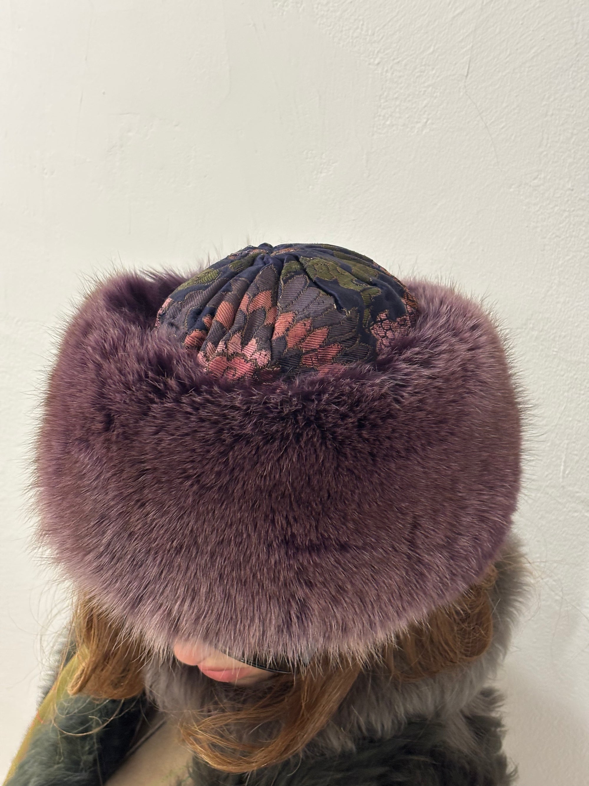 90's Rabbit Fur Hat