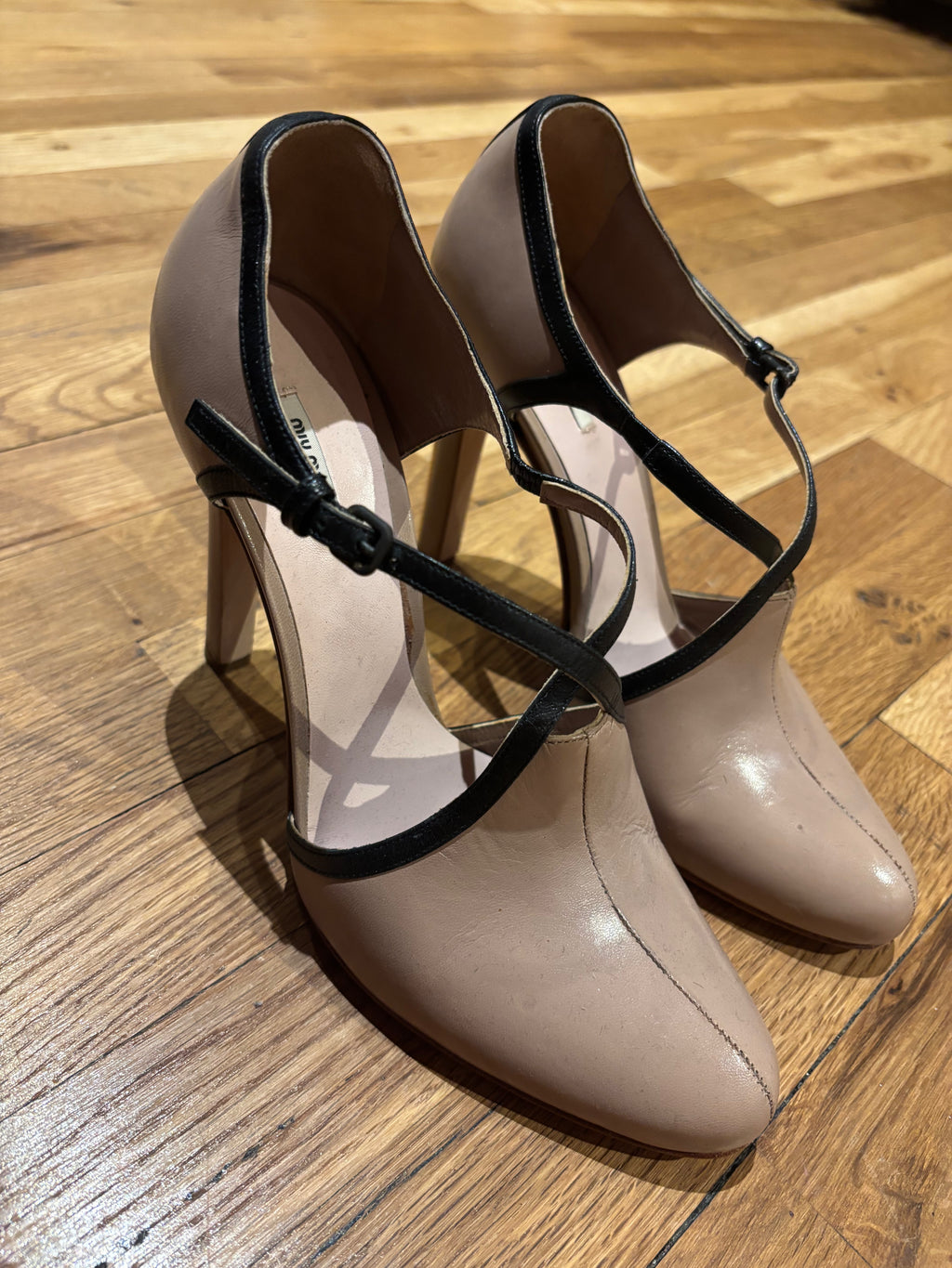 miu miu heels size 39.5