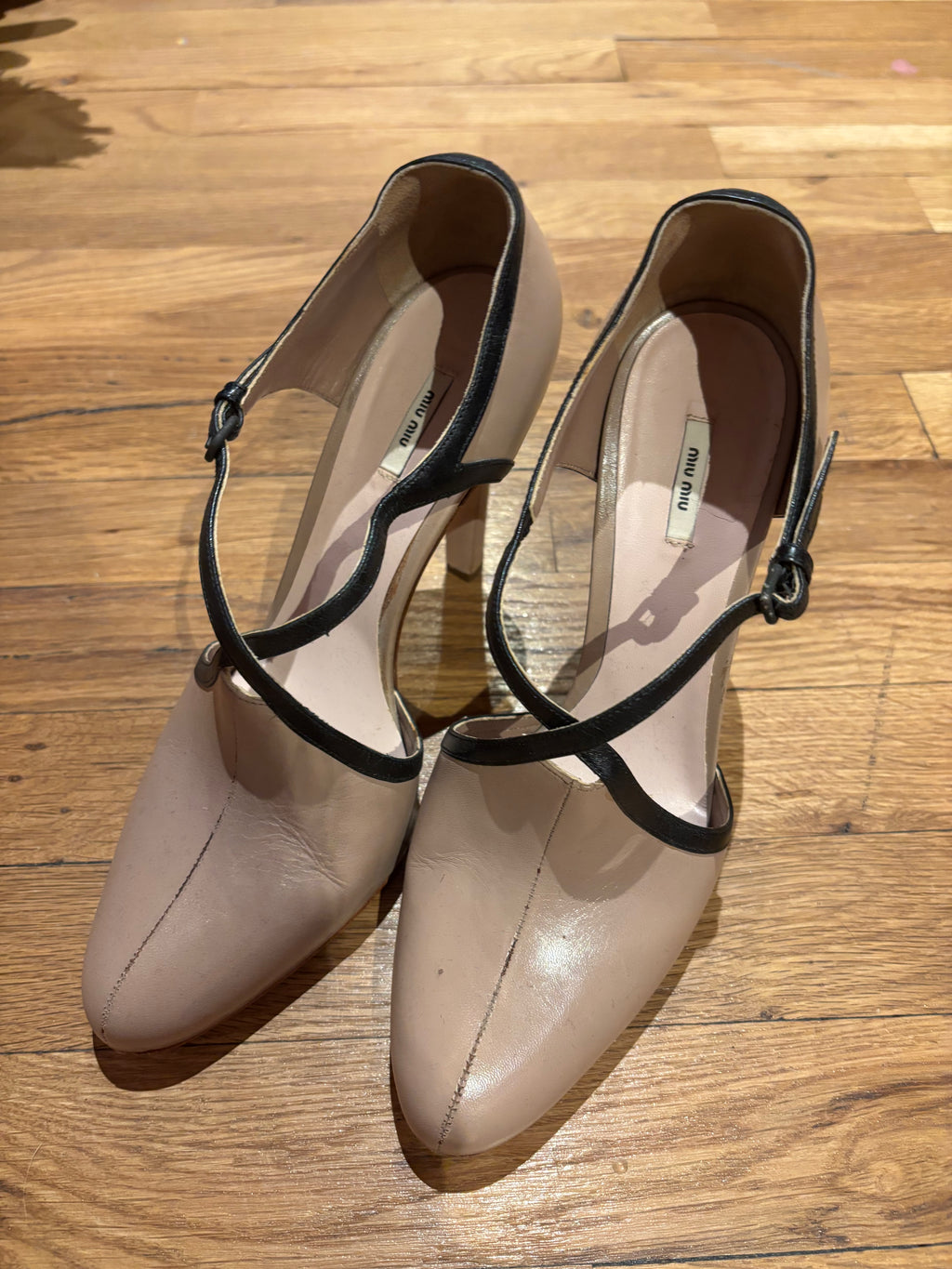 miu miu heels size 39.5