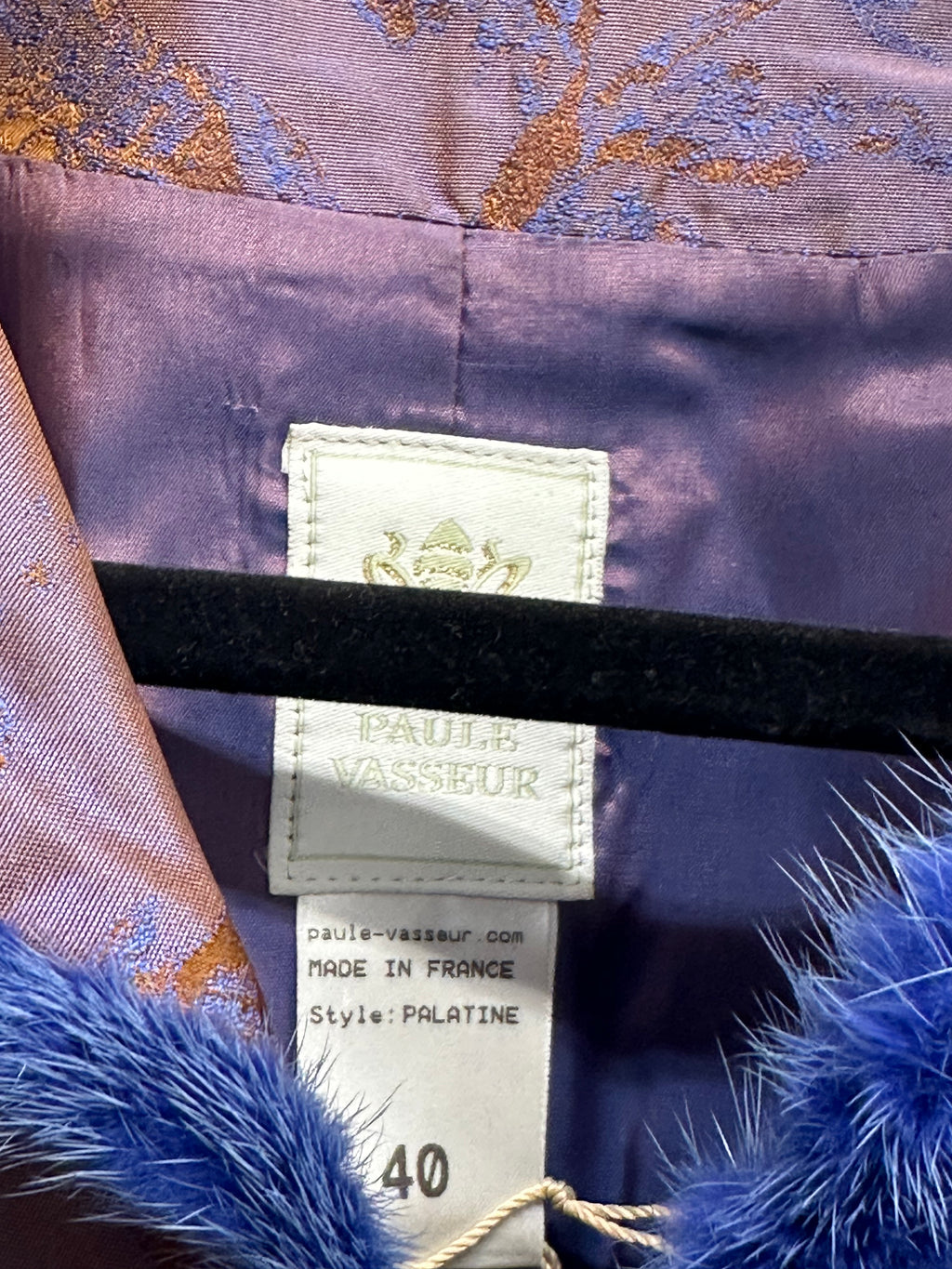 Paule Vasseur Silk Brocade jacket