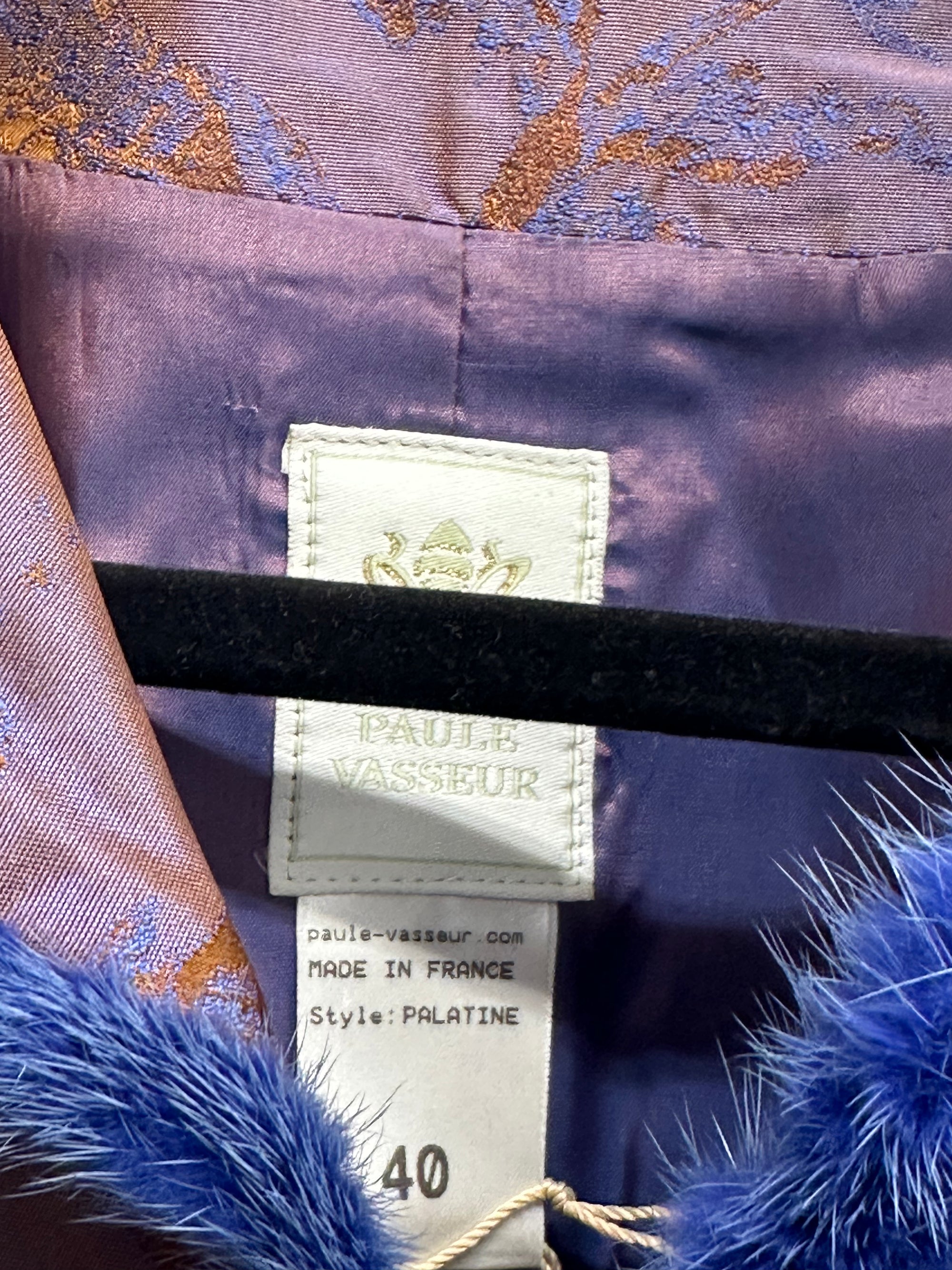 Paule Vasseur Silk Brocade jacket