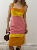 Romeo Gigli Suede Dress