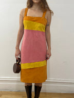 Romeo Gigli Suede Dress