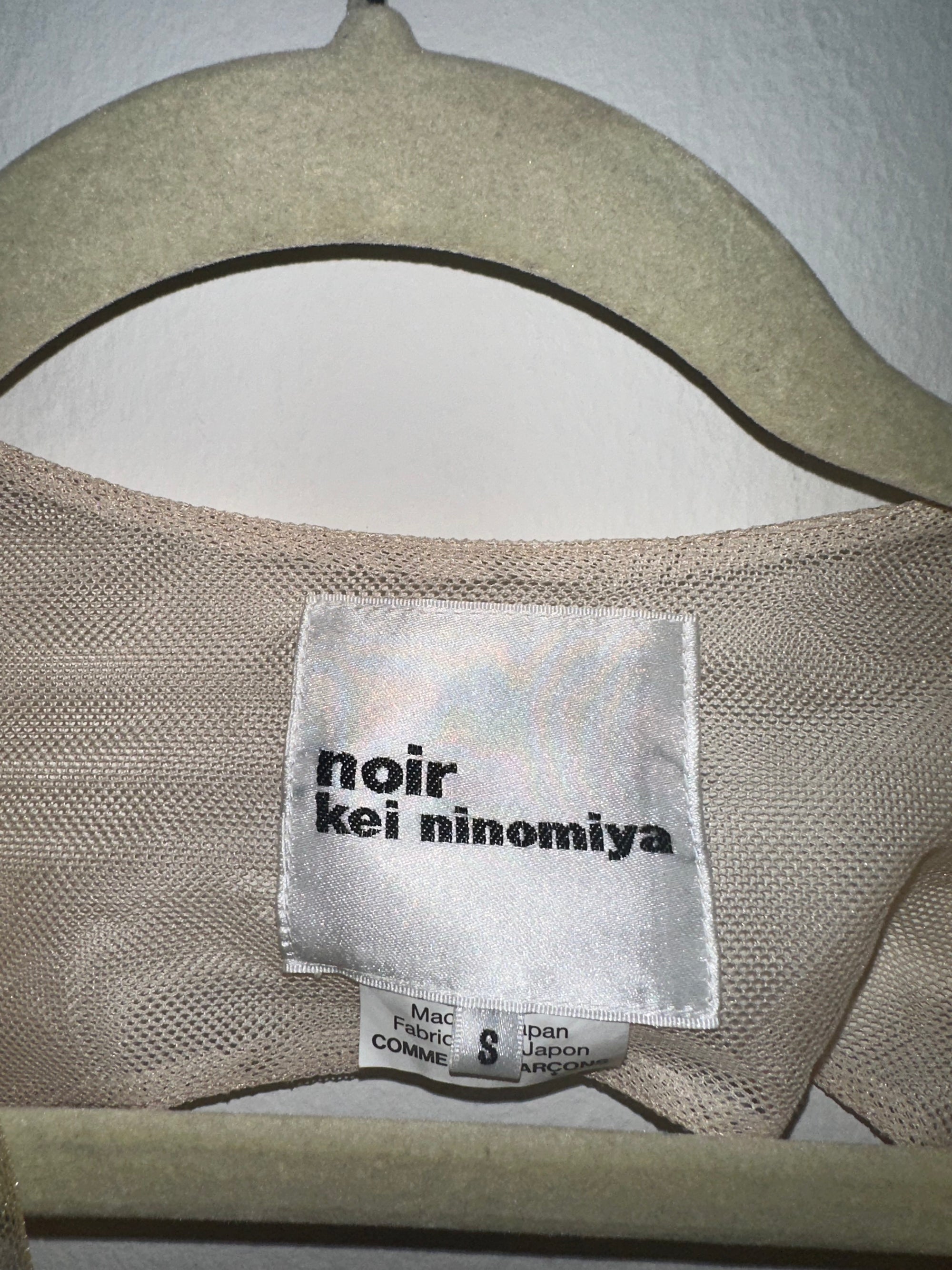 Noir kei Ninomiya Tulle Buckled Blazer
