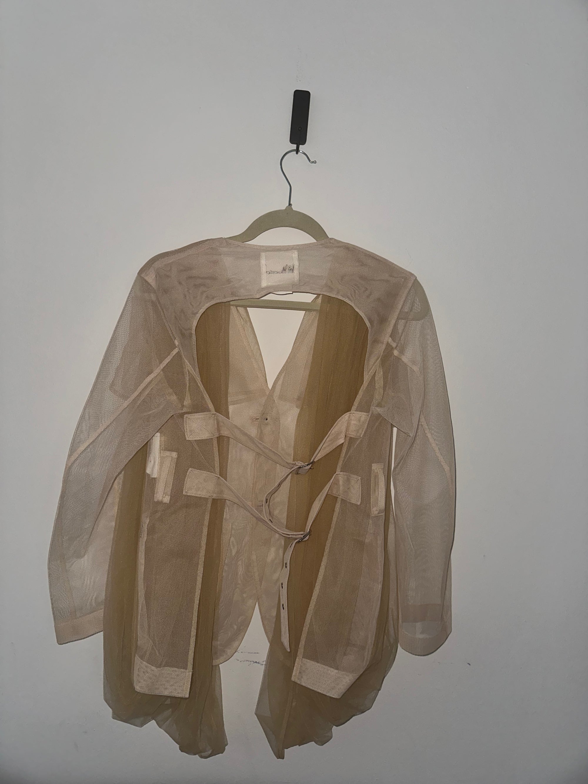 Noir kei Ninomiya Tulle Buckled Blazer