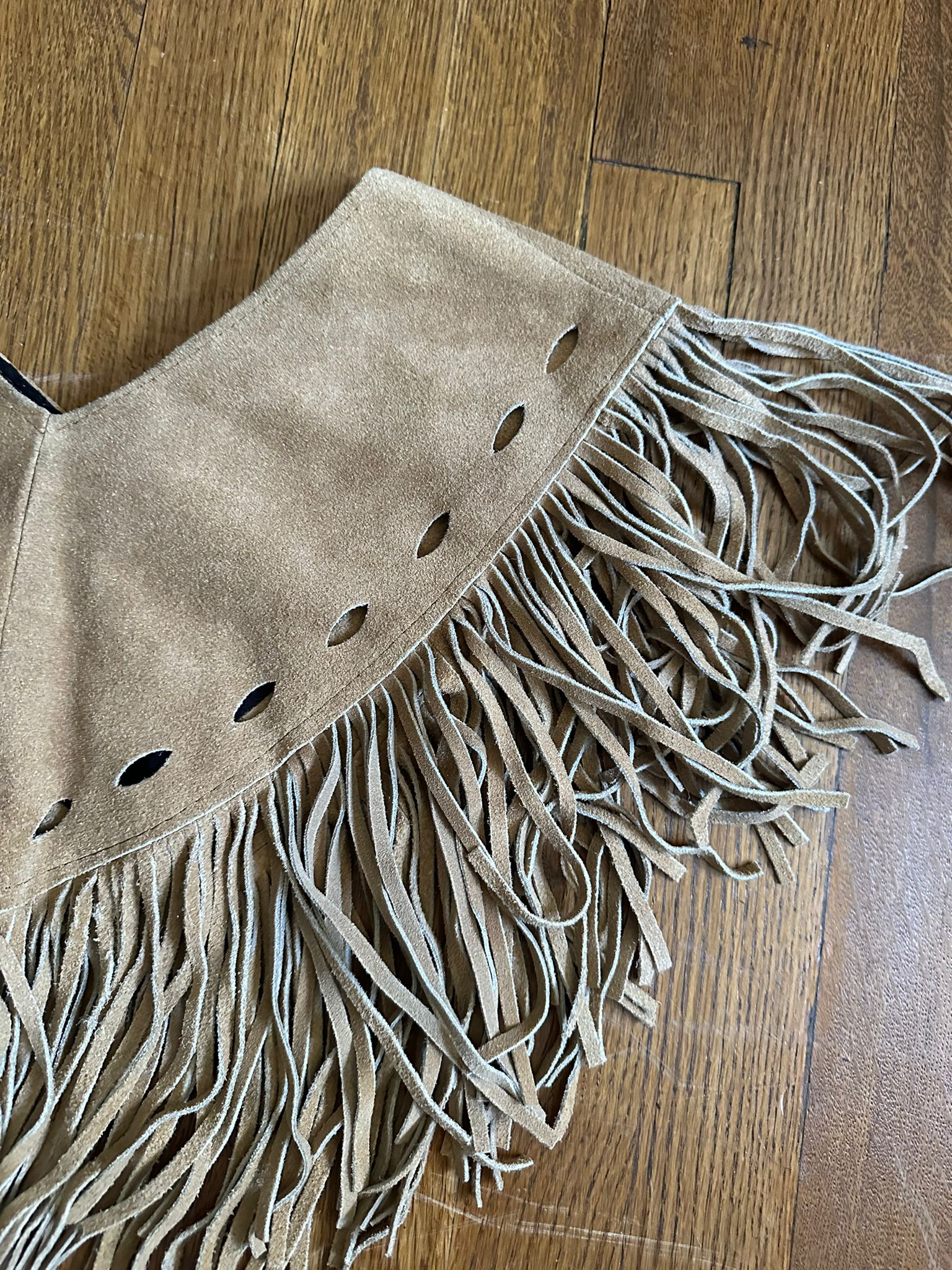 Suede Fringe Collar