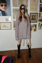 Loewe Paula’s Ibiza striped double hooded hoodie