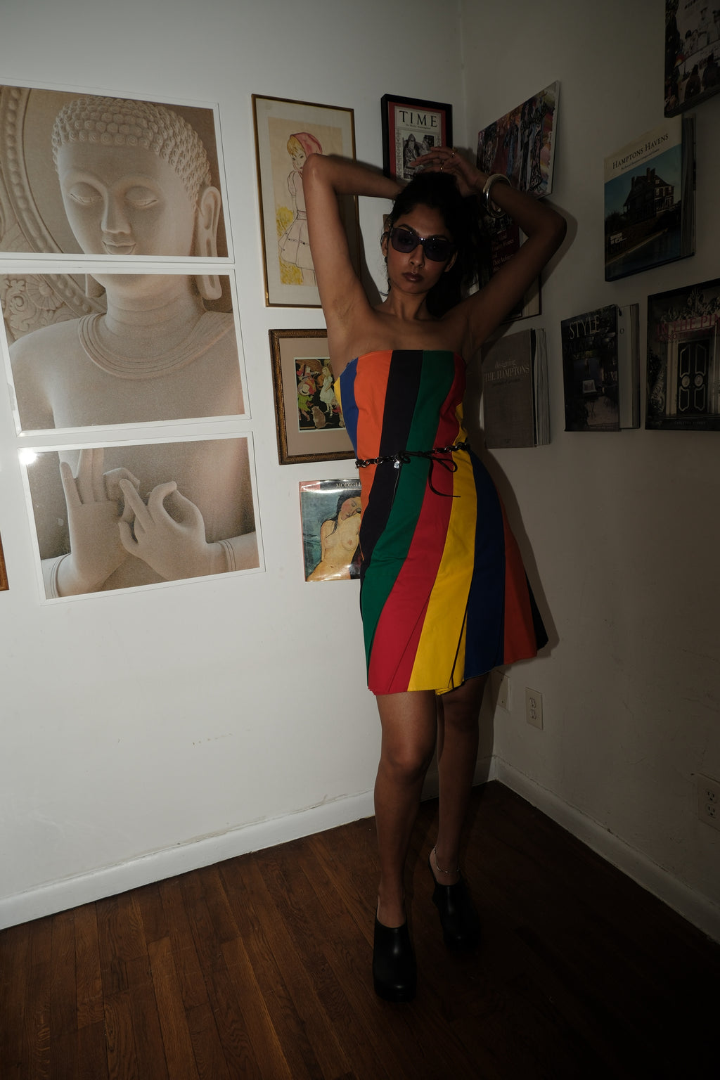 Jean-Charles de Castelbajac Whimsical Strapless Dress