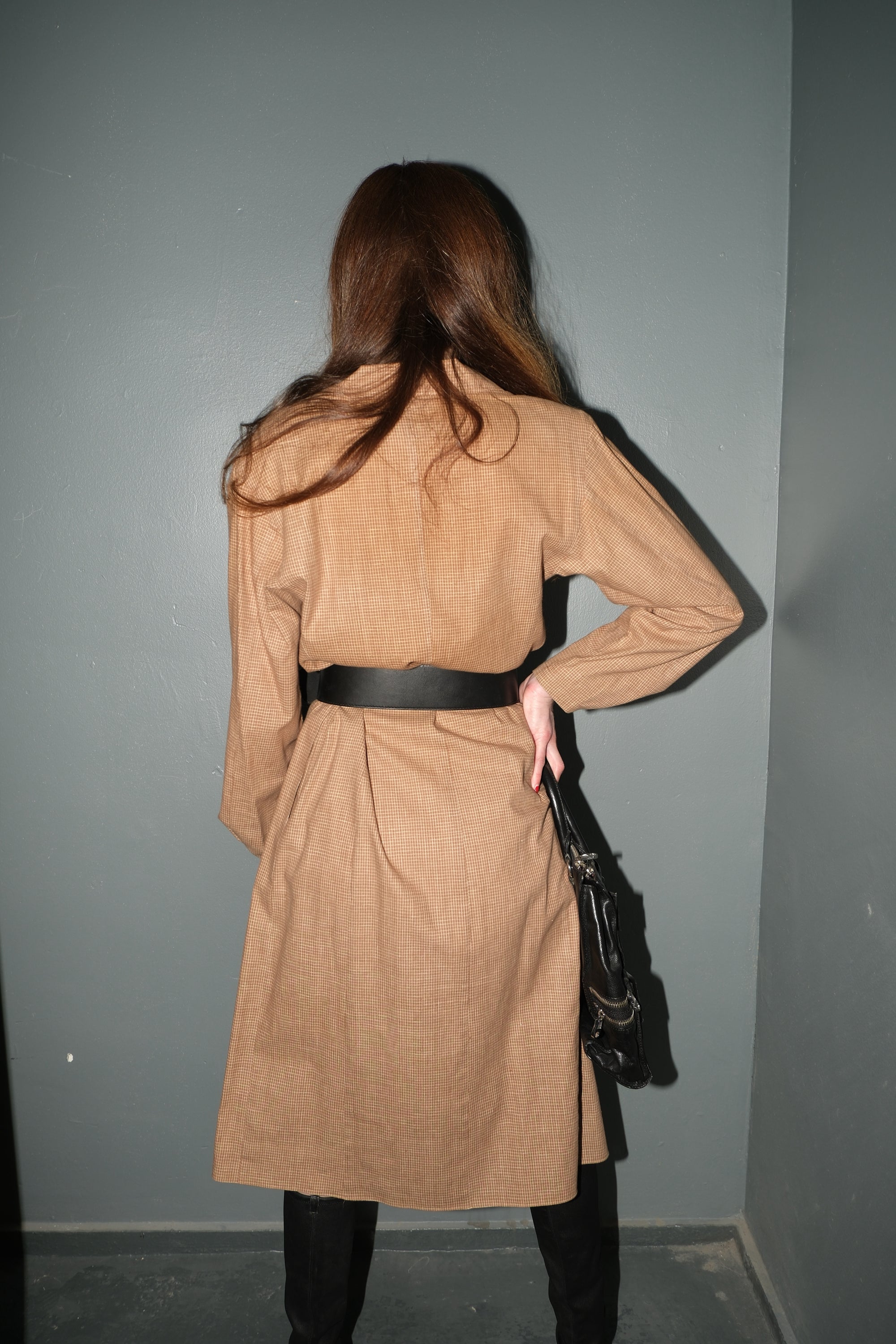 70's Calvin Klein Gingham Dress