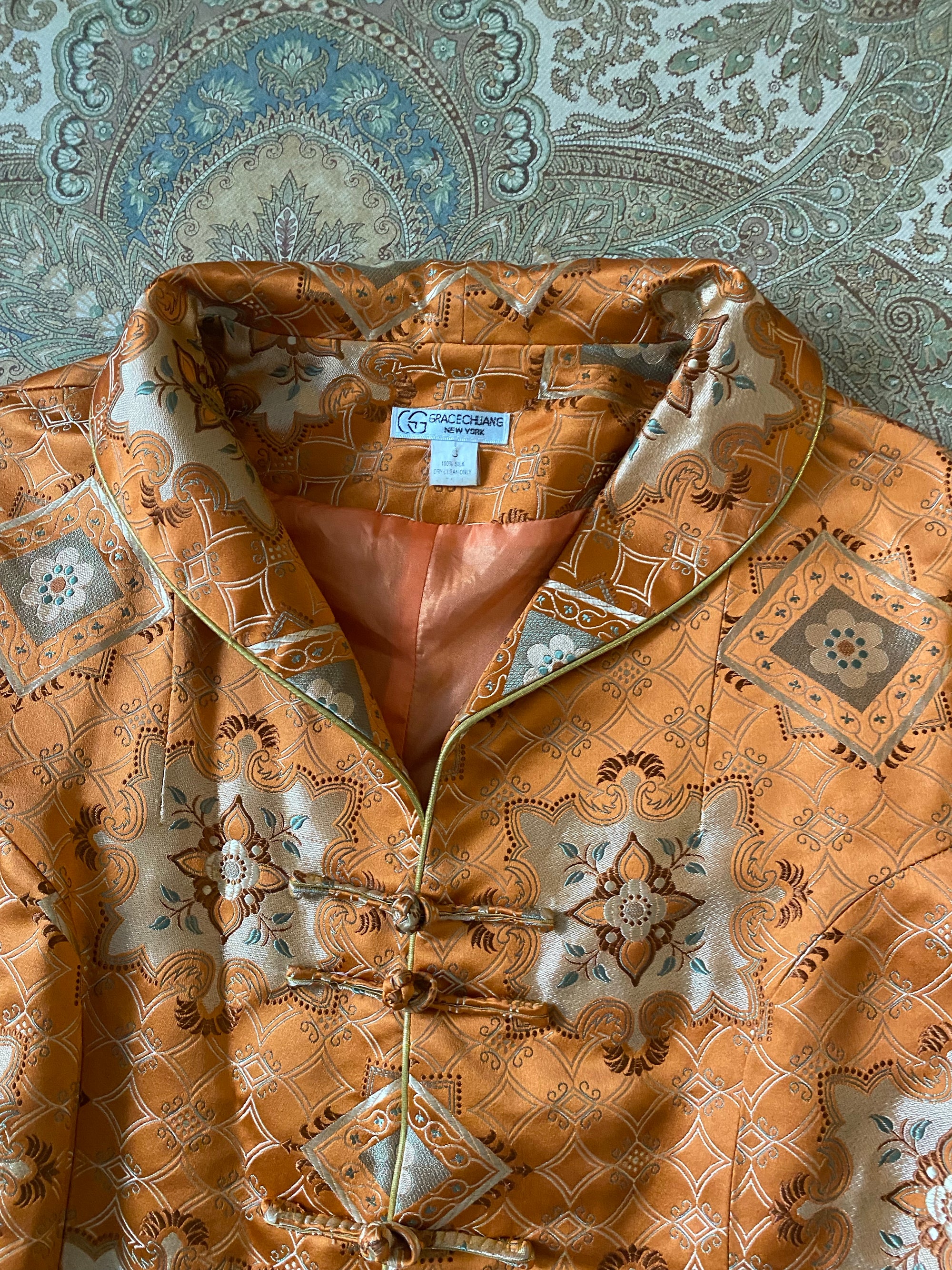 Silk Bell Sleeved blazer