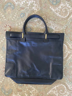 Tom ford for Gucci Black Leather Handbag