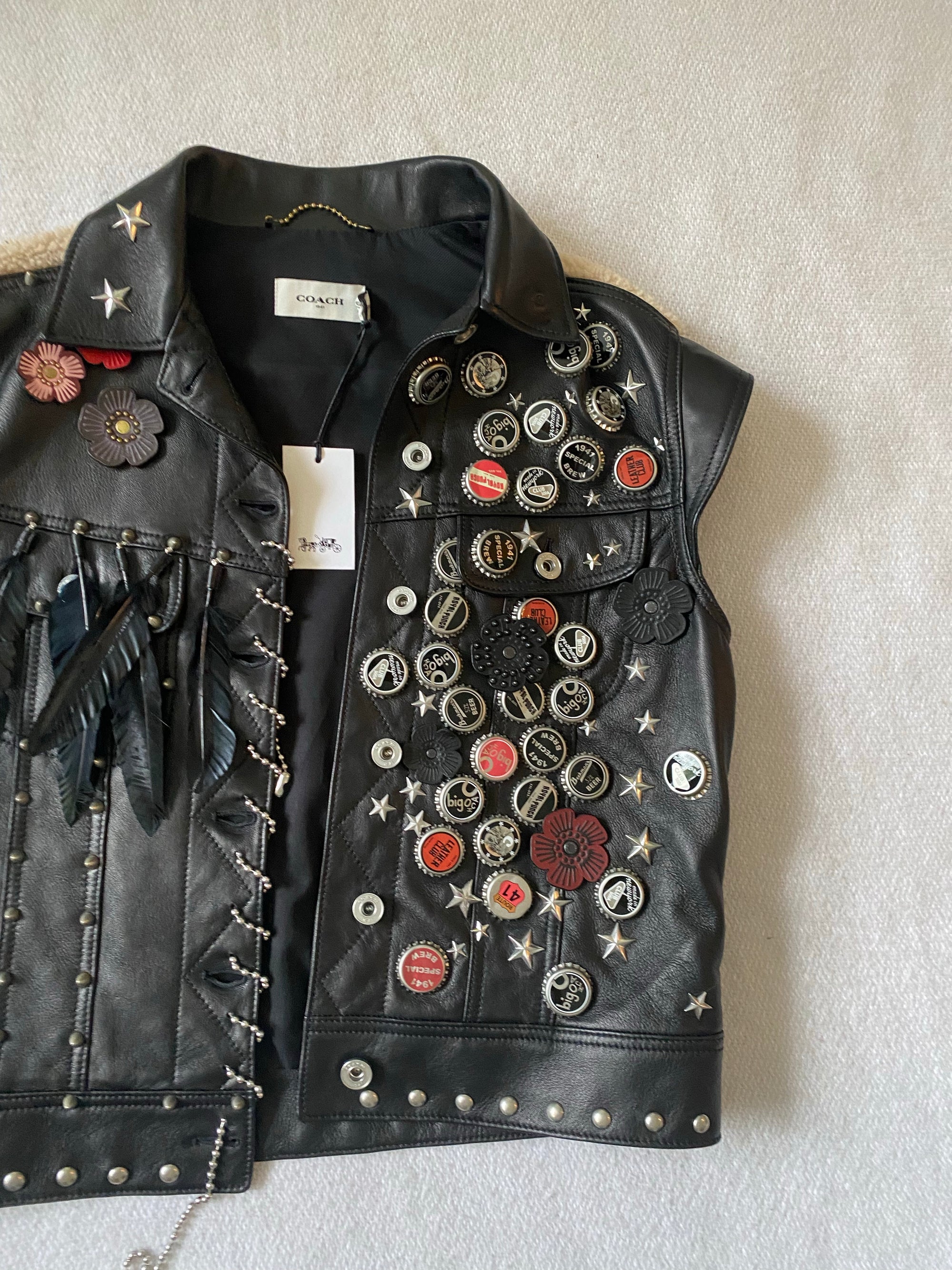 Coach Leather vest