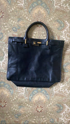Tom ford for Gucci Black Leather Handbag