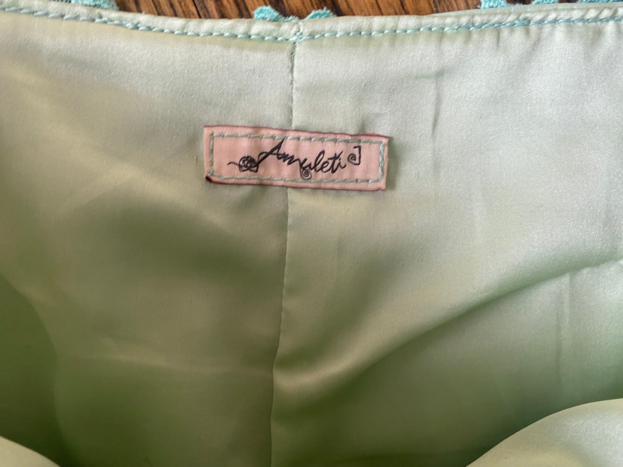 Amuleti Leather mini skirt