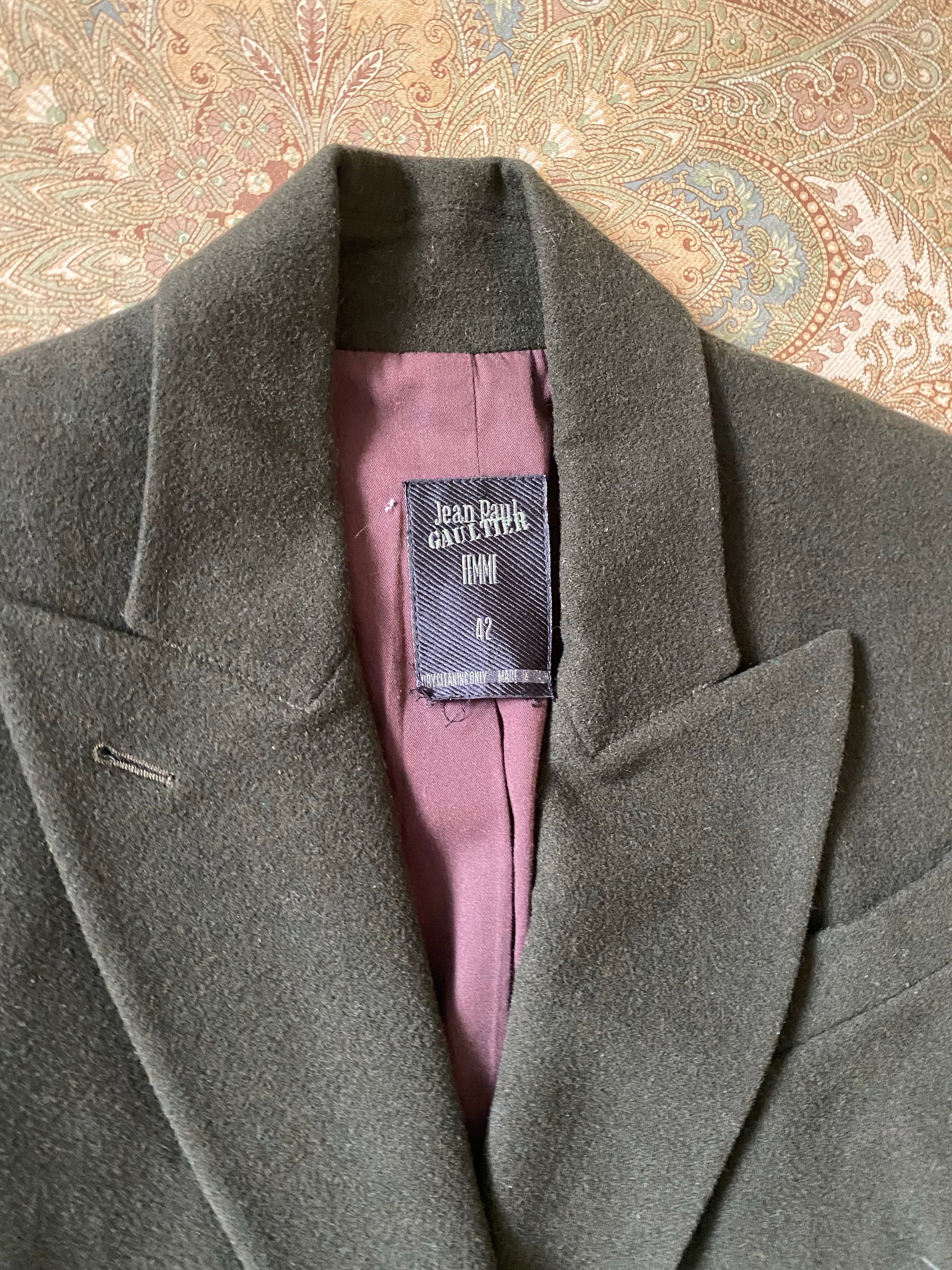 Jean Paul Gaultier Wool Blazer Vest