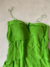 Load image into Gallery viewer, Aiden Mattox Silk Green Dress
