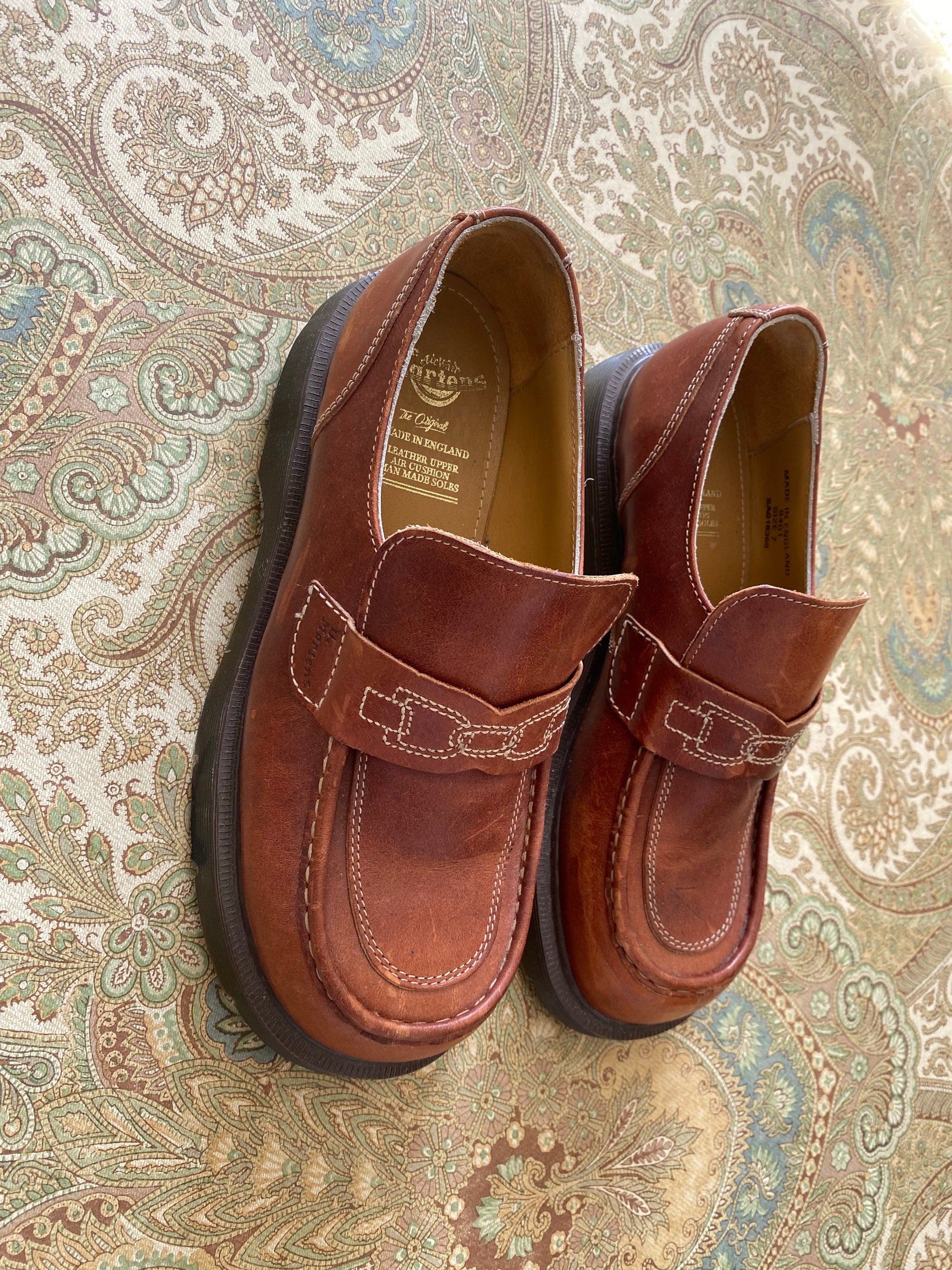 Vintage 90's Doc Marten Platform Loafers