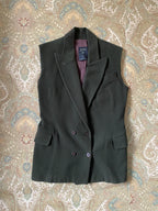 Jean Paul Gaultier Wool Blazer Vest
