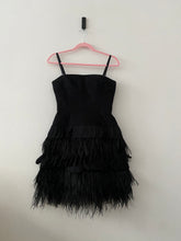 Load image into Gallery viewer, BCBG Max Azria cocktail feather dress
