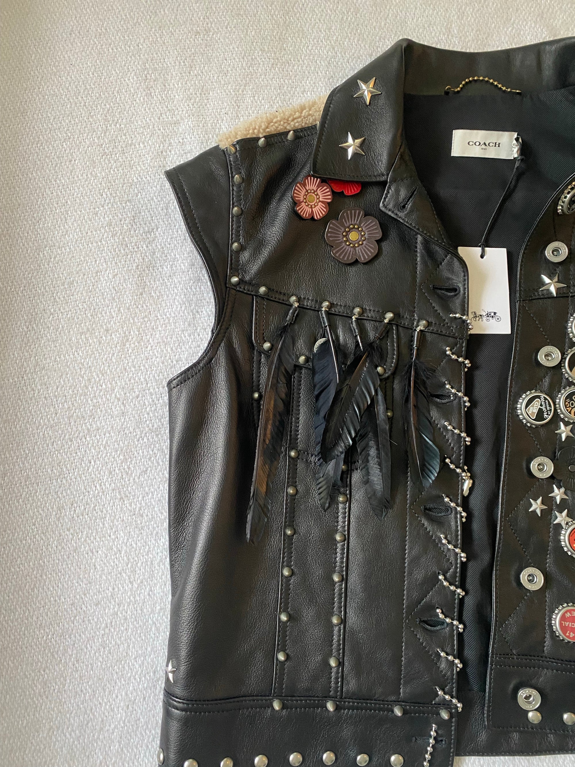 Coach Leather vest